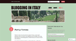 Desktop Screenshot of blogginginitaly.com