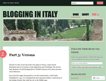 Tablet Screenshot of blogginginitaly.com
